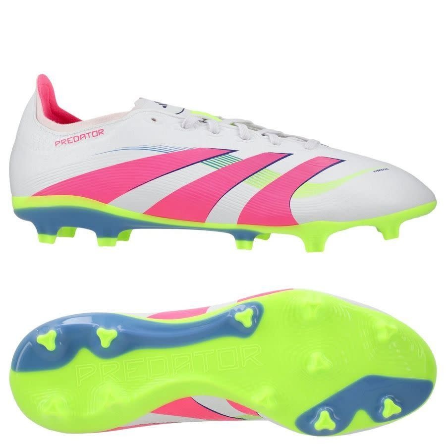 adidas Predator 25 League FG VIctory Pack -Cloud White/Lucid Pink/Lucid Lemon
