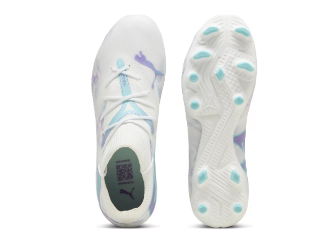 Puma Womens Future 7 Match Brilliance FG/AG - White/Black/Spring Lavender