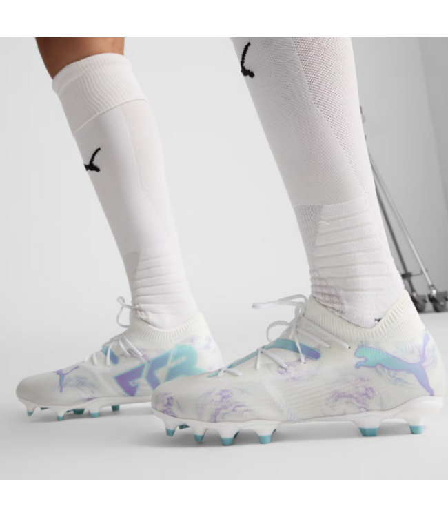 Puma Puma Womens Future 7 Match Brilliance FG/AG - White/Black/Spring Lavender