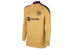 Nike FC Barcelona 2024 - 25 Strike Training Drill Top - Gold/Red/Blue