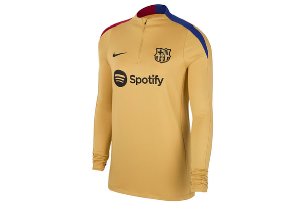 Nike FC Barcelona 2024 - 25 Strike Training Drill Top - Gold/Red/Blue