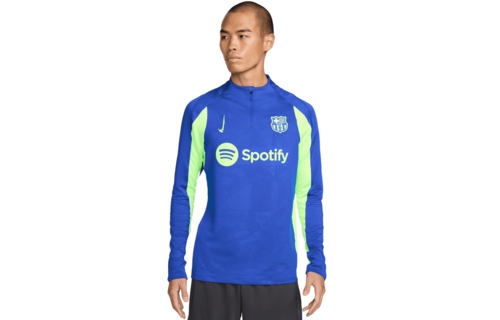 Nike FC Barcelona 2024 - 25  Strike Training Drill Top - Old Royal/Lime Blast