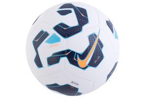 Nike 2025 -26 Pitch Training Ball -  White/Blackened Blue/Hyper Crimson