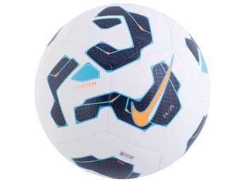 Nike 2025 -26 Pitch Training Ball -  White/Blackened Blue/Hyper Crimson