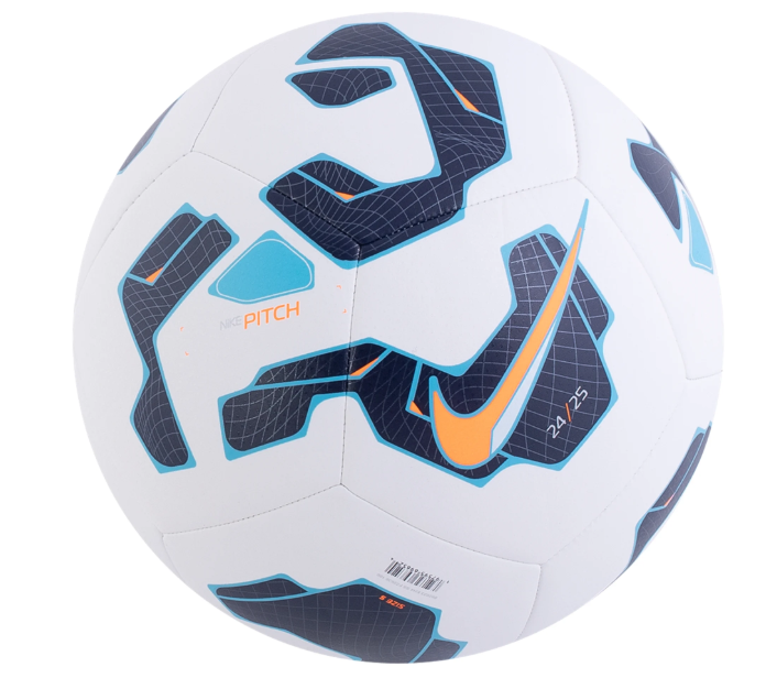 Nike 2025 -26 Pitch Training Ball - White/Blackened Blue/Hyper Crimson