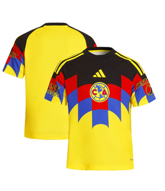 adidas adidas Youth Club America 2025 - 26 Home Jersey - Yellow/Red/Black