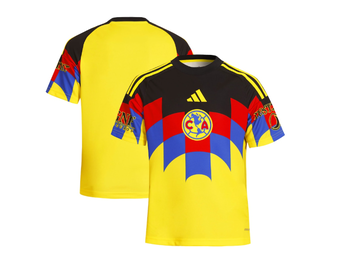 adidas Youth Club America 2025 - 26 Home Jersey - Yellow/Red/Black