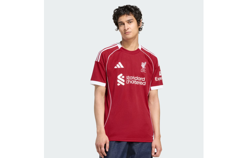 adidas Liverpool 2025 - 26 Home Jersey - Strawberry Red