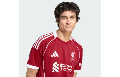 adidas Liverpool 2025 - 26 Home Jersey - Strawberry Red