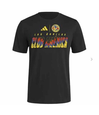adidas adidas Club America 2025 - 26 Core DNA Tee Shirt - Black