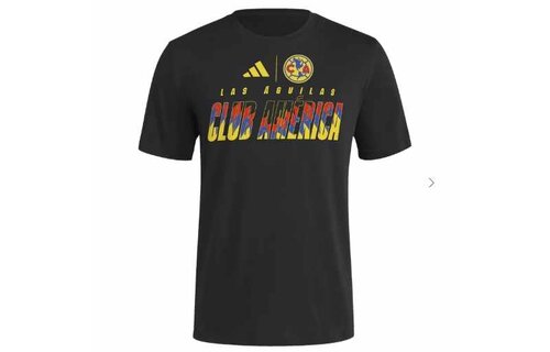 adidas Club America 2025 - 26 Core DNA Tee Shirt - Black