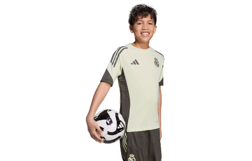 adidas Youth Real Madrid 2025 - 26 Tiro Prematch Competition Training Jersey- Almost Lime