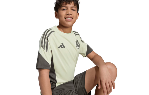 adidas Youth Real Madrid 2025 - 26 Tiro Prematch Competition Training Jersey- Almost Lime