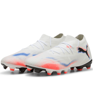 Puma Puma Future 8 Match FG/AG Untamed Pack -  White/Black/Glowing Red