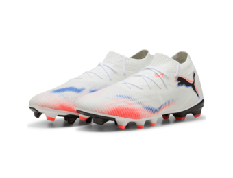 Puma Future 8 Match FG/AG Untamed Pack -  White/Black/Glowing Red