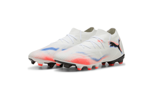 Puma Future 8 Match FG/AG Untamed Pack -  White/Black/Glowing Red