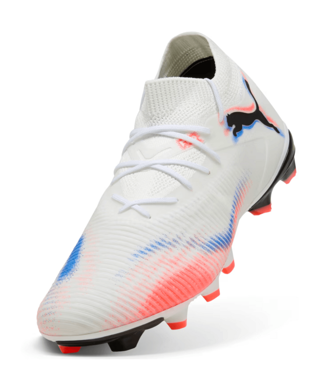 Puma Puma Future 8 Match FG/AG Untamed Pack -  White/Black/Glowing Red
