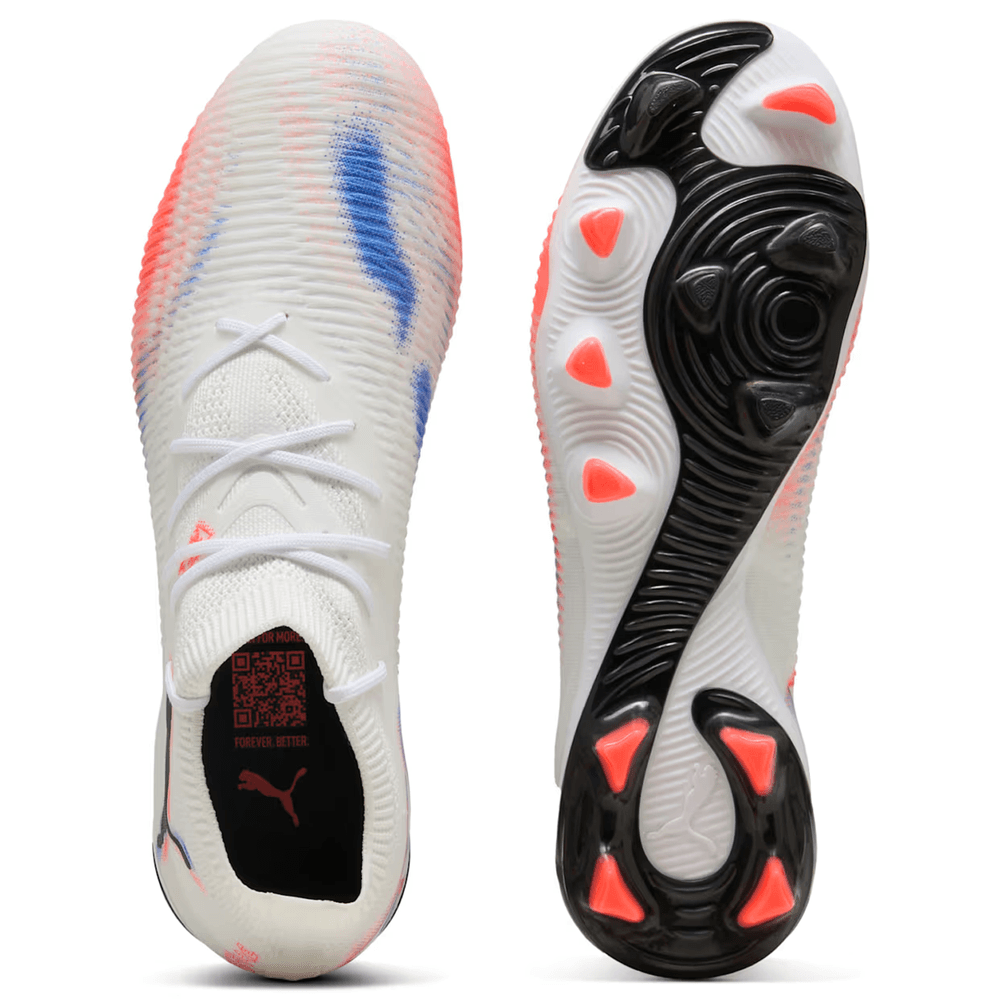 Puma Future 8 Match FG/AG Untamed Pack -  White/Black/Glowing Red