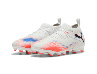 Puma Jr Future 8 Match FG/AG Untamed Pack -  White/Black/Glowing Red