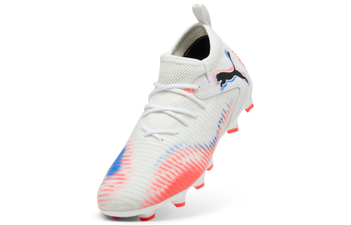 Puma Jr Future 8 Match FG/AG Untamed Pack -  White/Black/Glowing Red