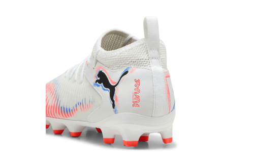 Puma Jr Future 8 Match FG/AG Untamed Pack -  White/Black/Glowing Red