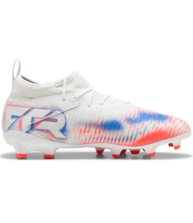 Puma Puma Jr Future 8 Match FG/AG Untamed Pack -  White/Black/Glowing Red