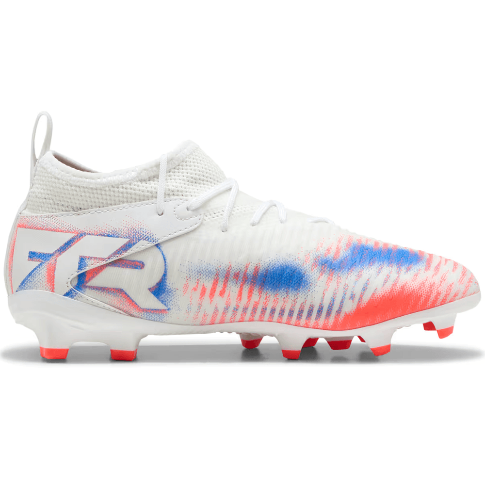 Puma Jr Future 8 Match FG/AG Untamed Pack -  White/Black/Glowing Red