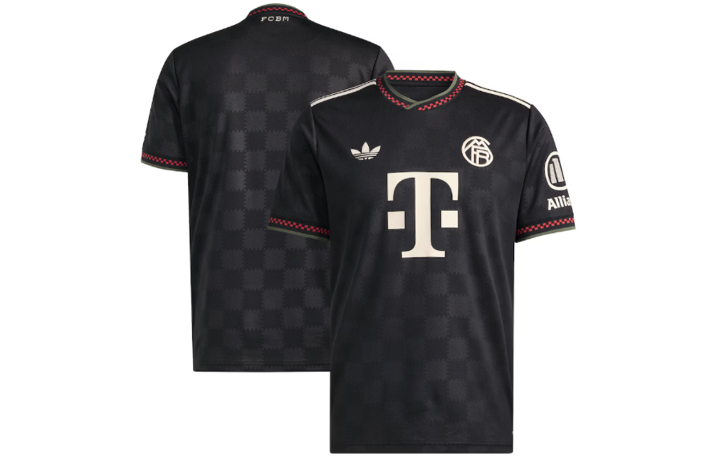 adidas Bayern Munich 2025 - 26 Third Jersey - Black/Halo Ivory