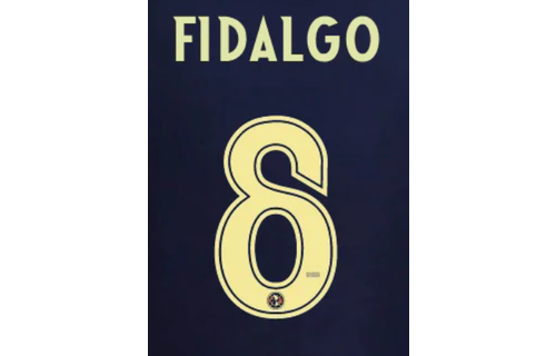 Liga MX 2025 - 26 Official Nameset ( Name and Number Set)