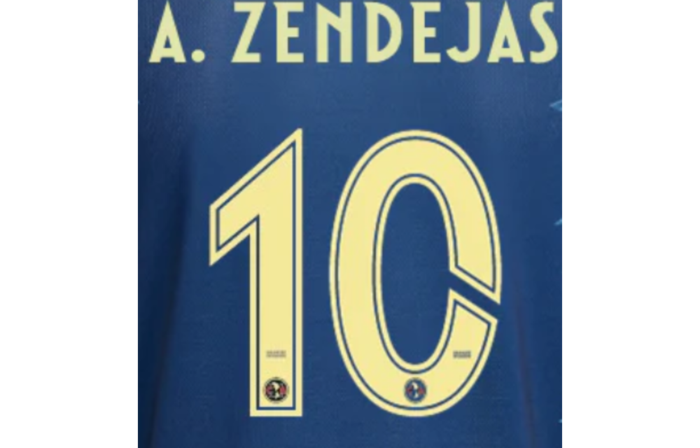Liga MX 2025 - 26 Official Nameset ( Name and Number Set)