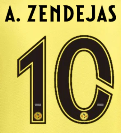 Liga MX 2025 - 26 Official Nameset ( Name and Number Set)