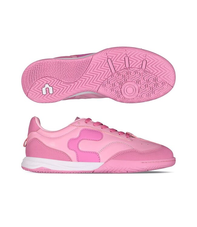 Charly Charly Youth Campista PU Indoor Soccer Shoes - Pink