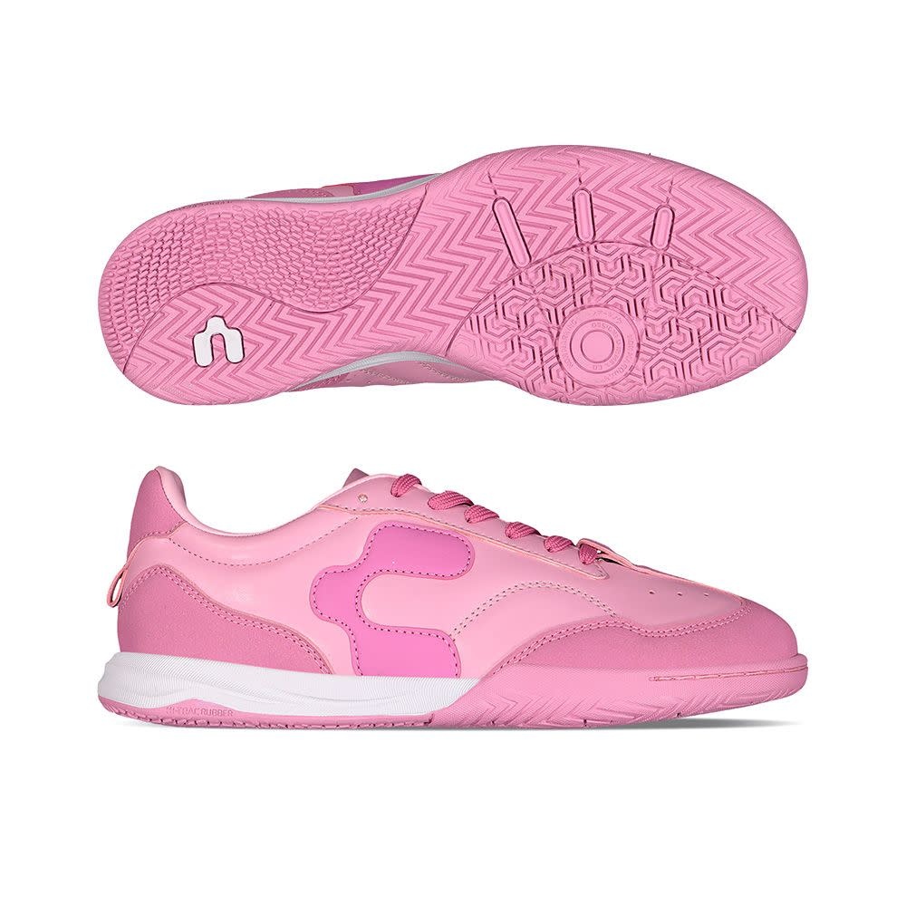 Charly Youth Campista PU Indoor Soccer Shoes - Pink