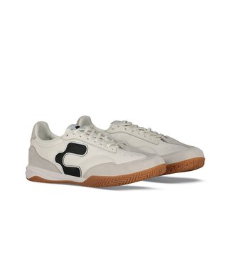 Charly Charly Campista PU Indoor Soccer Shoes - White/Black