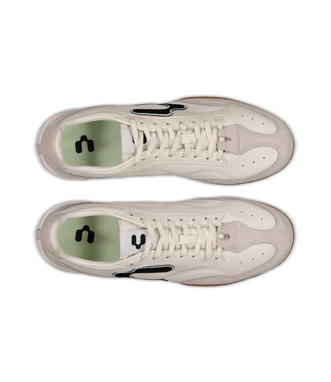 Charly Charly Campista PU Indoor Soccer Shoes - White/Black