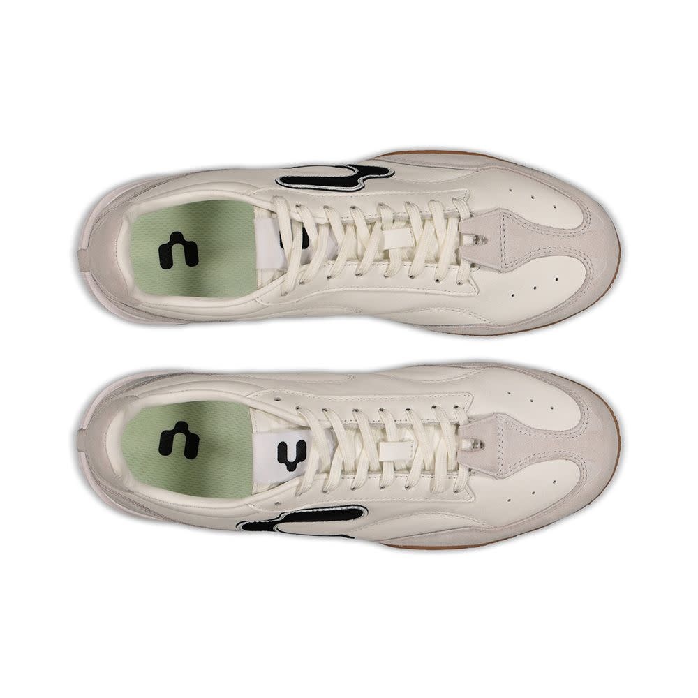 Charly Campista PU Indoor Soccer Shoes - White/Black