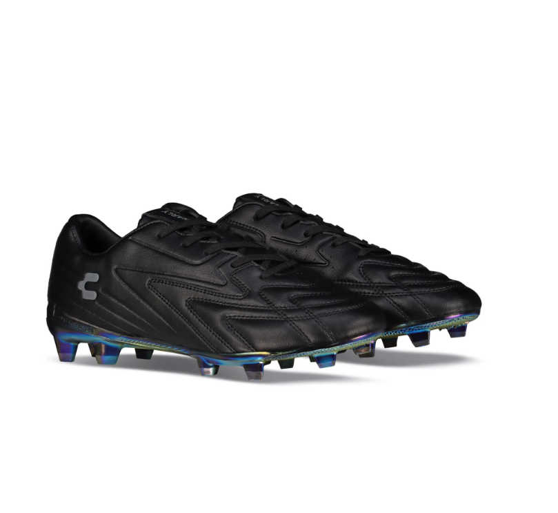 Charly Onore PRO Leather LT FG Soccer Cleats - Blackout