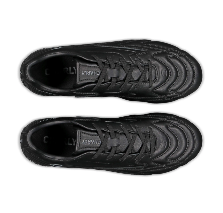 Charly Onore PRO Leather LT FG Soccer Cleats - Blackout