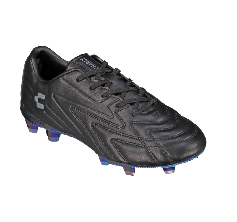 Charly Onore PRO Leather LT FG Soccer Cleats - Blackout