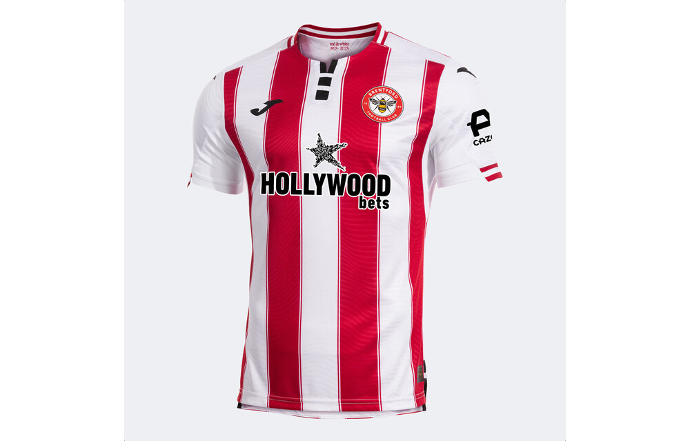 Joma Brentford FC 2025 - 26 Home Jersey - Red/White