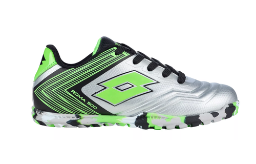 Lotto Jr Roma 500 Turf - Silver/Black/Green