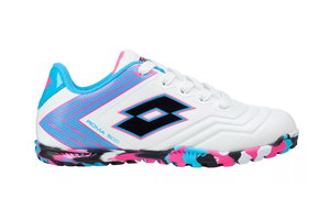 Lotto Jr Roma 500 Turf - White/Blue/Pink