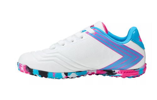Lotto Jr Roma 500 Turf - White/Blue/Pink