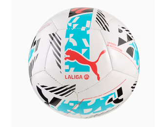 Puma 2025 La Liga Orbita Mini Ball - White/Blue/Red