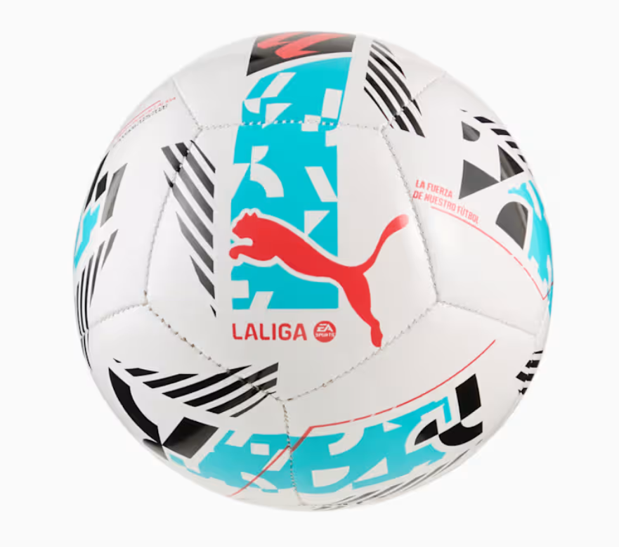 Puma 2025 La Liga Orbita Mini Ball - White/Blue/Red