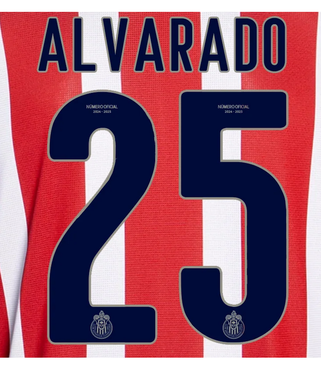 Uni-Sport Liga MX 2025 - 26 Official Nameset ( Name and Number Set)