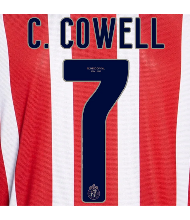 Uni-Sport Liga MX 2025 - 26 Official Nameset ( Name and Number Set)