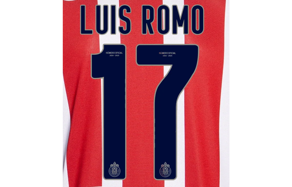 Liga MX 2025 - 26 Official Nameset ( Name and Number Set)