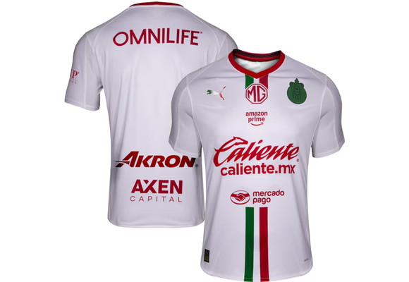 Puma Chivas DG 2025 -26 Away Jersey - White/Red/Green