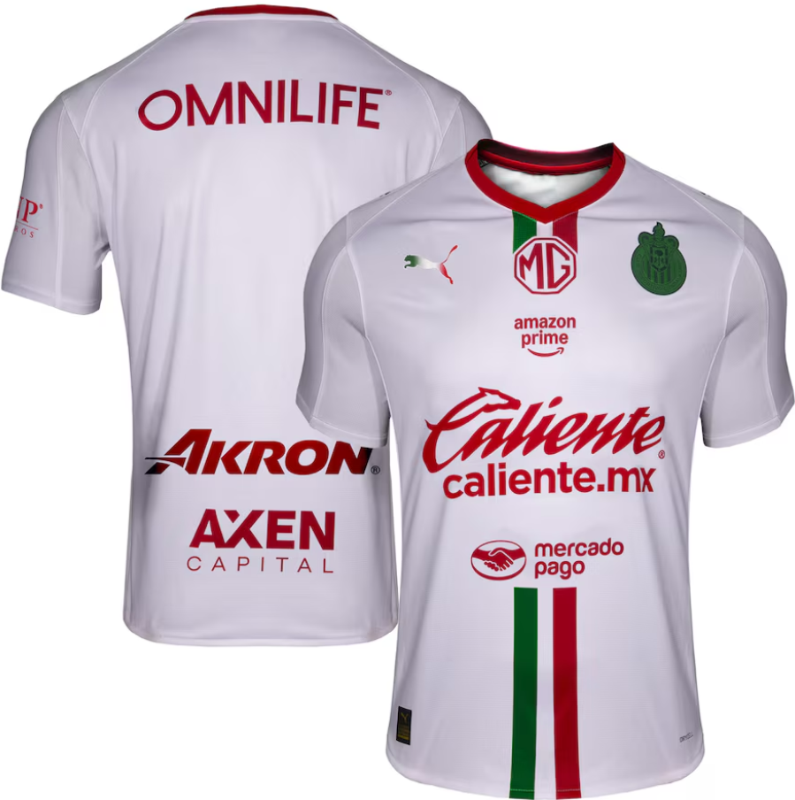 Puma Chivas DG 2025 -26 Away Jersey - White/Red/Green